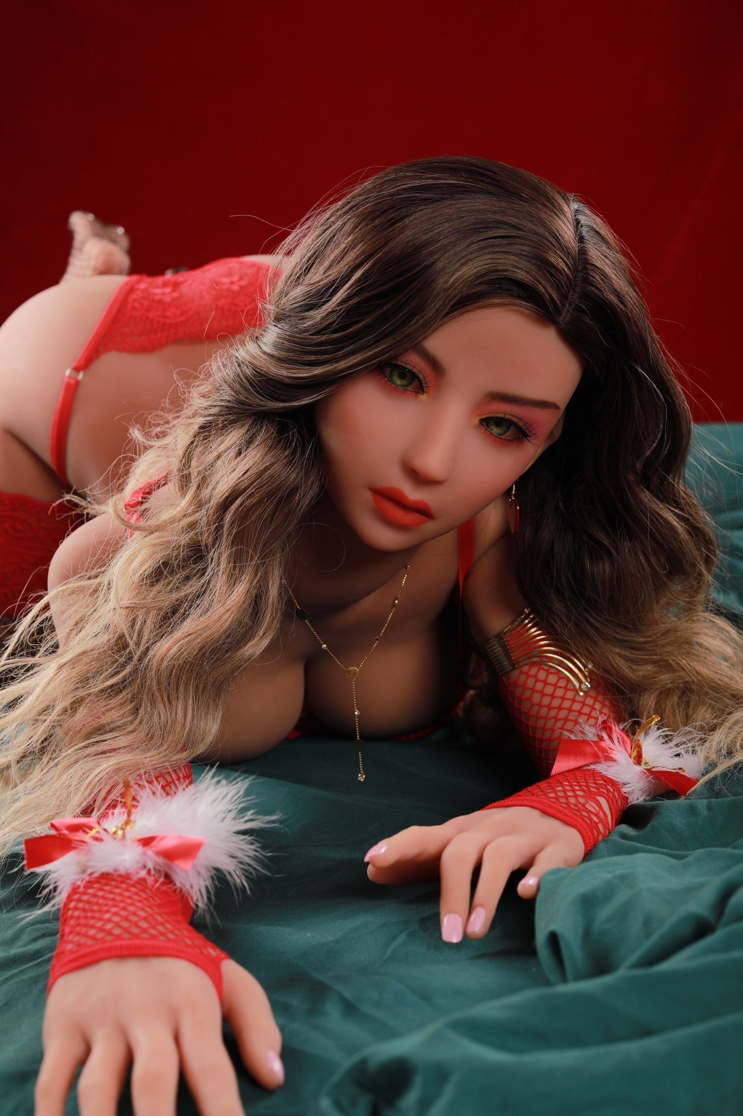 158CM Large Breast Brown Curly HairTPE Sex Doll - Wanhia IDATEDOLL