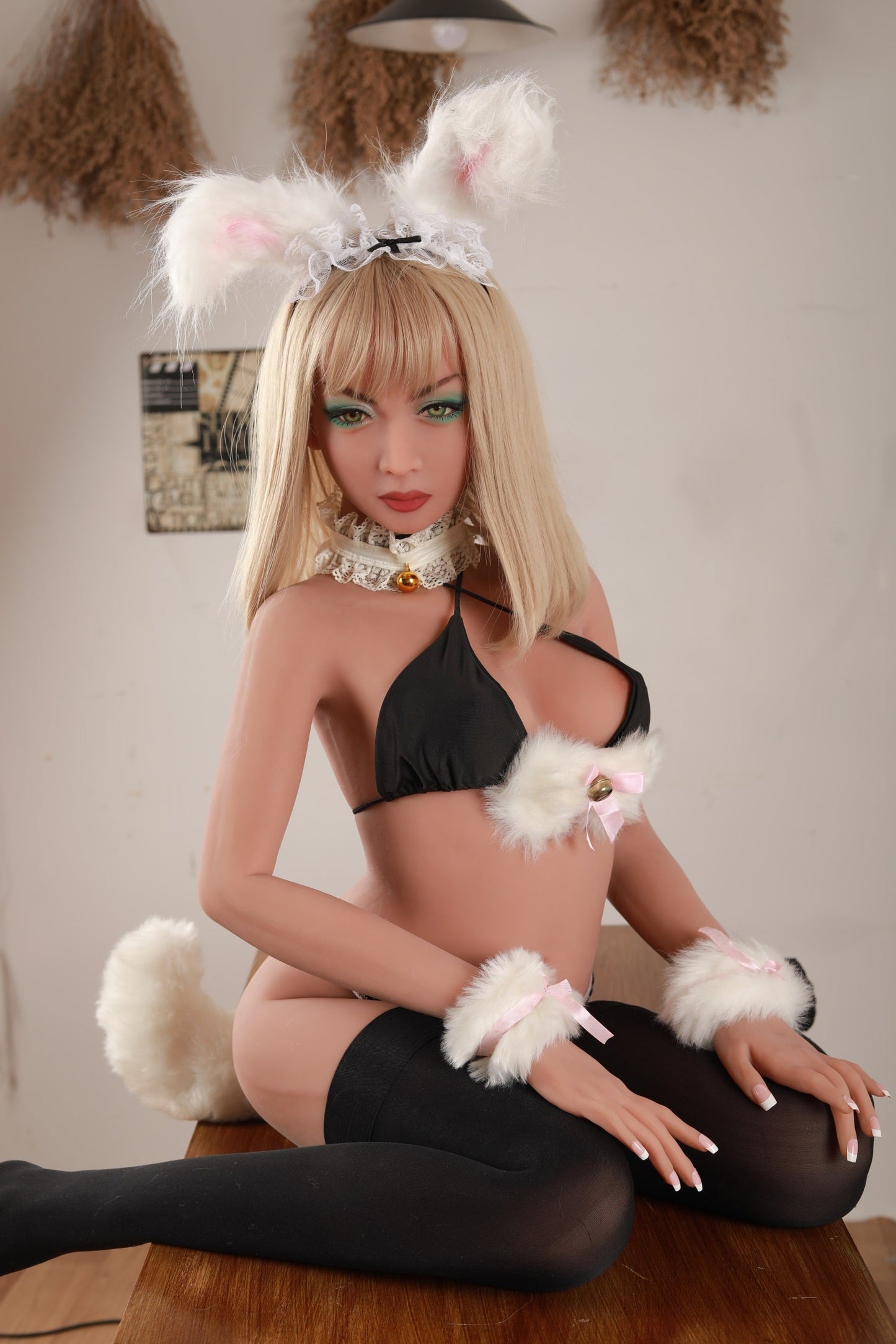 158CM Small Breast Blond Hair TPE Sex Love Doll - Kanna IDATEDOLL