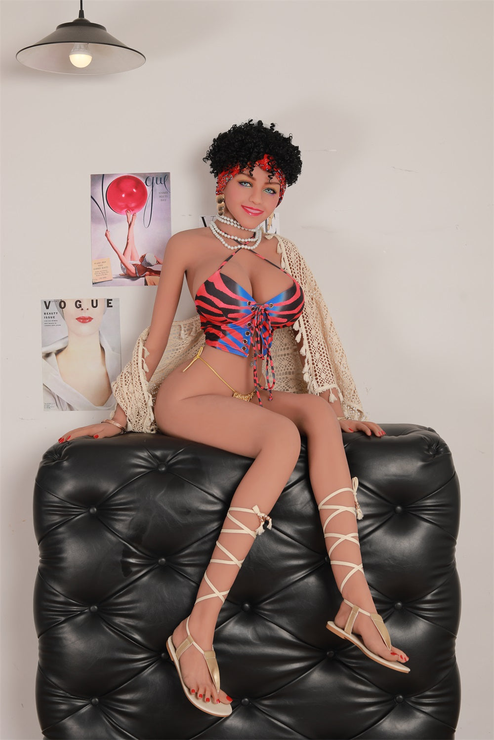 US Stocked 158CM Large Breast blue Eyes TPE Sex Love Doll - Luxi