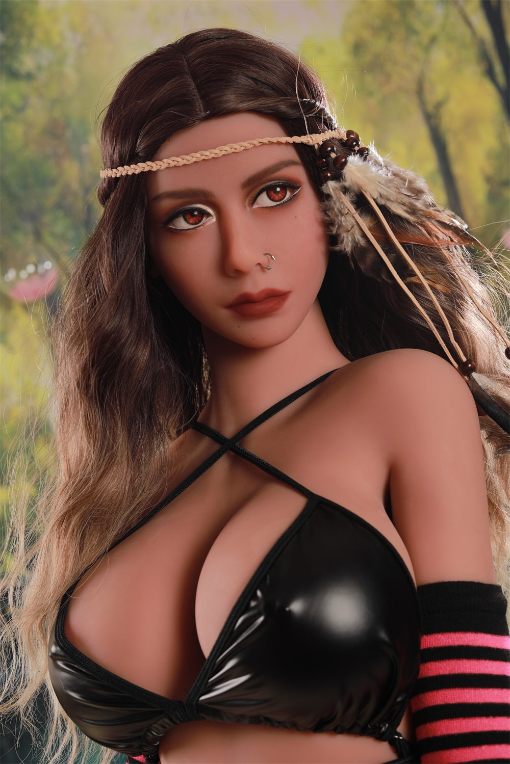 Us Stocked 158CM Large Breast Red eyes TPE Sex Love Doll - Tracy