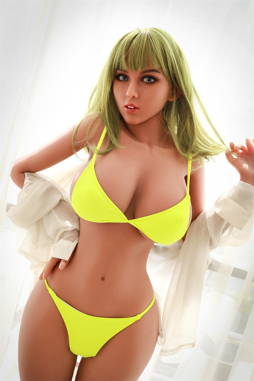 Us Stocked 168cm Light Brown Standing Sex Doll - Lilio