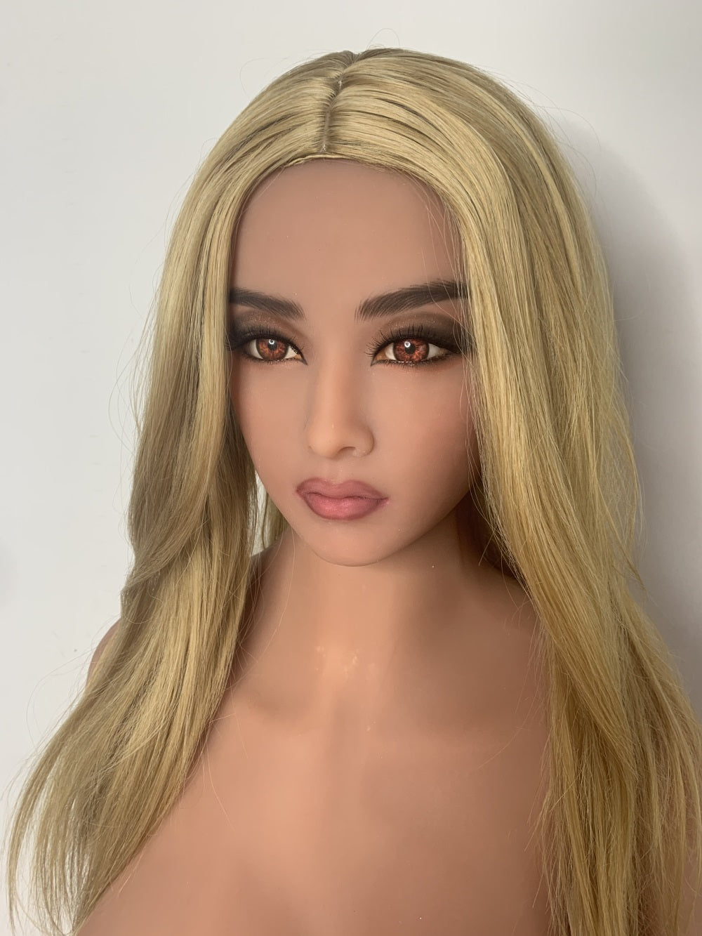 Us Stocked 168cm Big Chest Blonde Adult Platinum Silicone Sex Doll - Lianna
